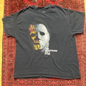 Y2K Halloween black Michael Myers t-shirt Size XL